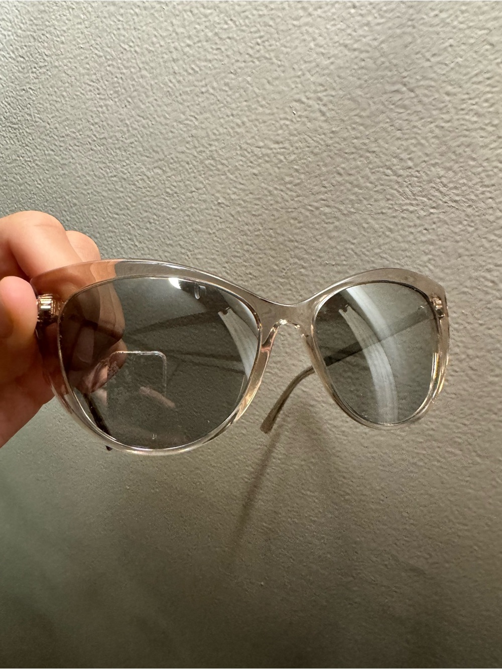 Versace Grey Gradient Mirror Cat Eye Ladies Sunglasses - Picture 7 of 8